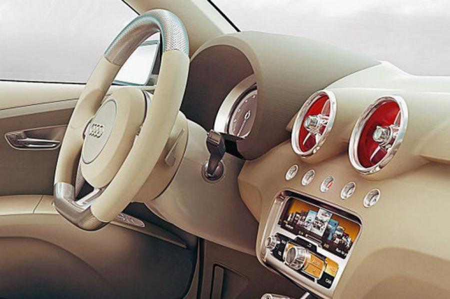Детали интерьера Audi A1 Sportback Concept 2008 года  (фото 41 из 56)